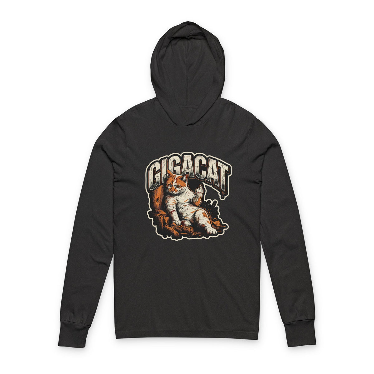 $Gigacat or FTW Unisex Hooded Long Sleeve Tee