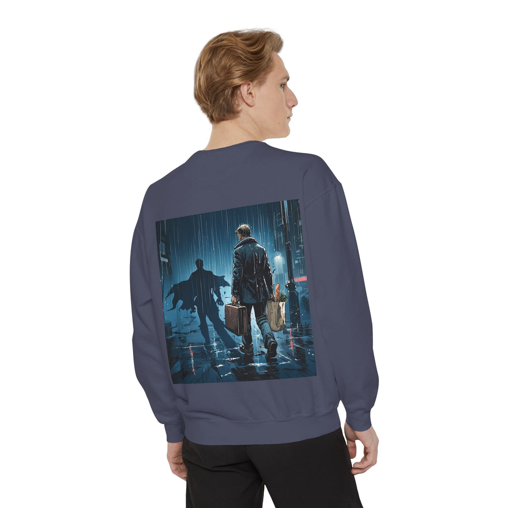 Sudadera Papá de por Vida — Cuello redondo con gráfico para Padre e Hijo