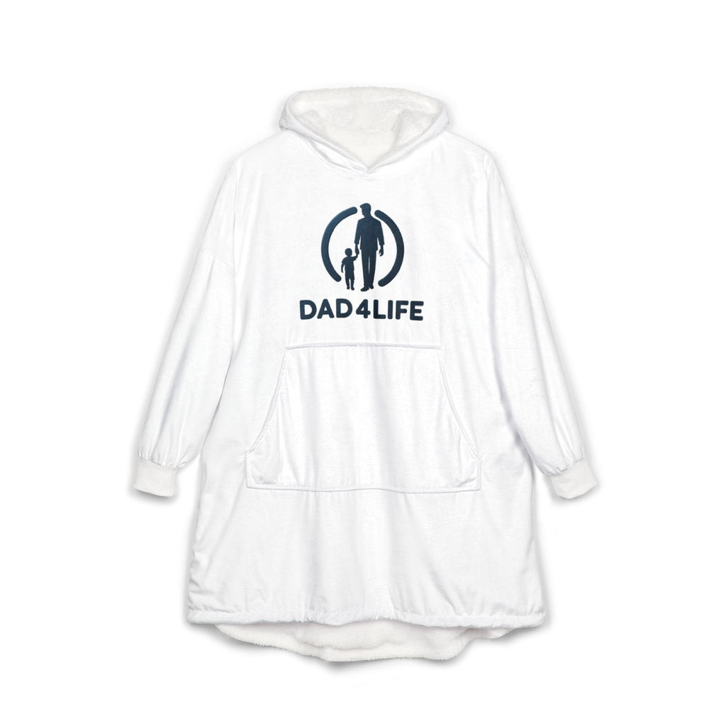 Dad4Life Hooded Blanket – Cozy Father’s Day Sherpa Wrap