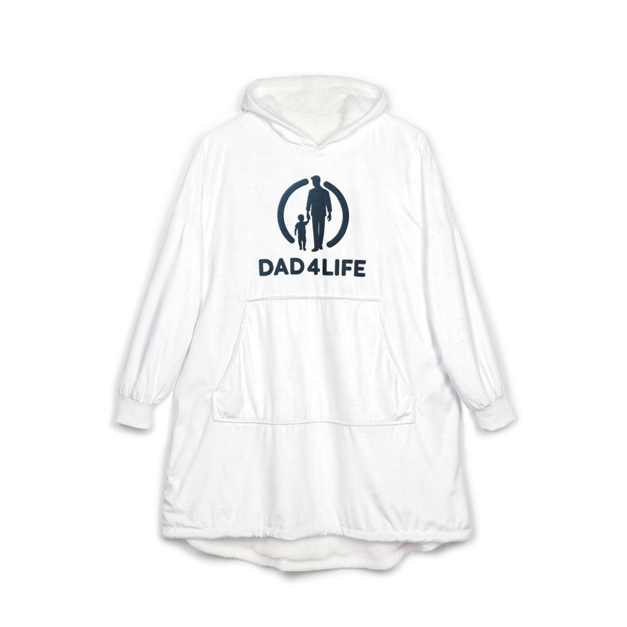 Dad4Life Hooded Blanket – Cozy Father’s Day Sherpa Wrap