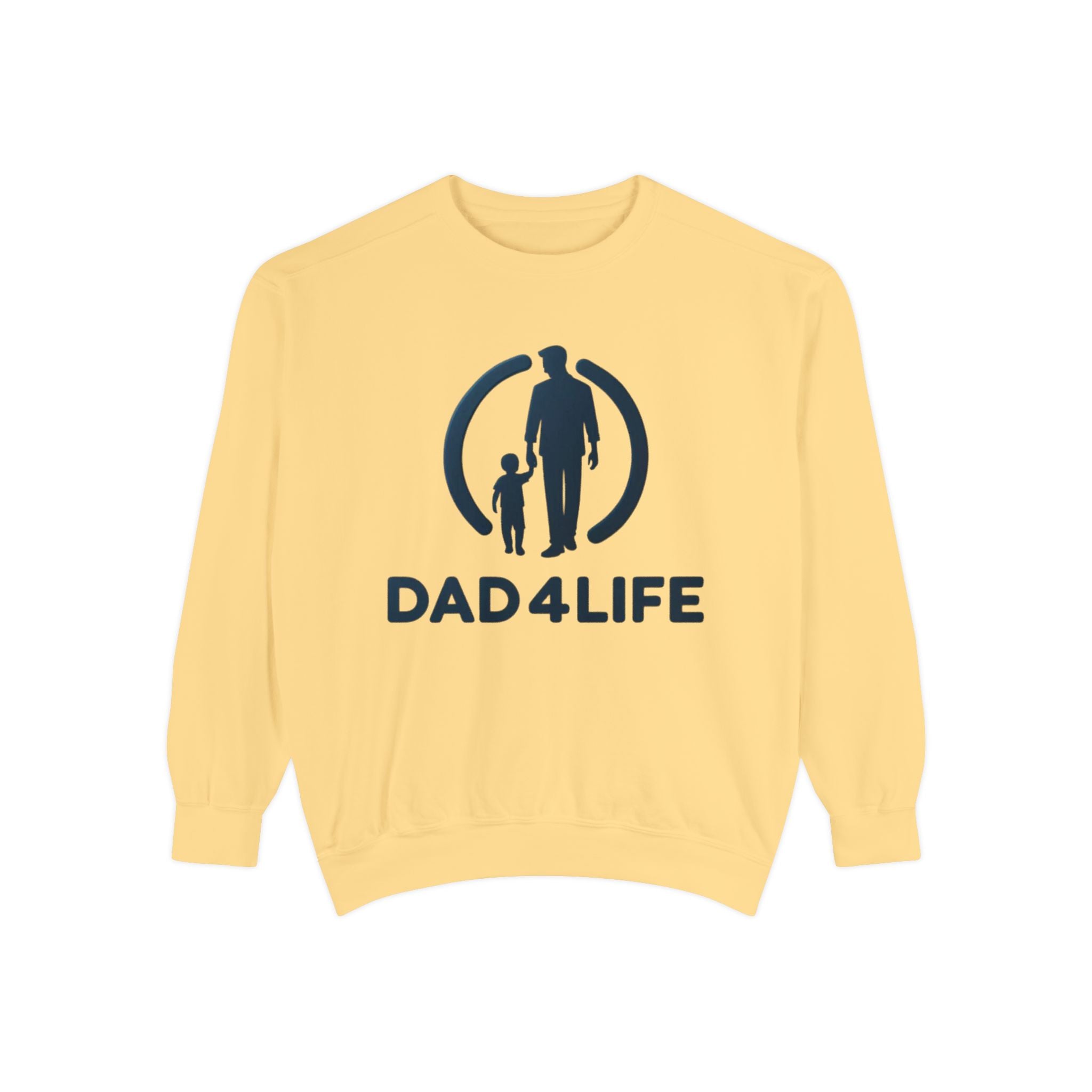 Dad 4 Life Sweatshirt — Father & Son Graphic Crewneck