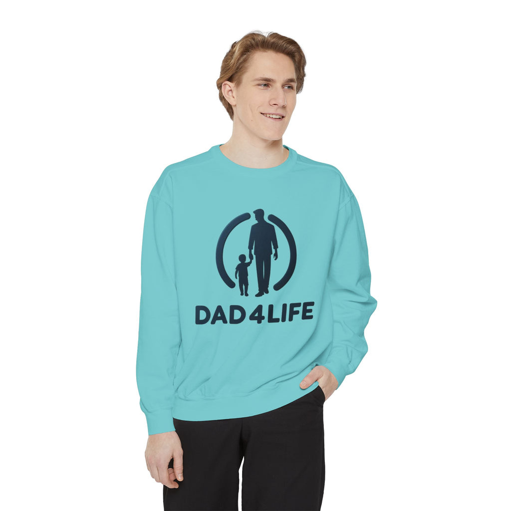 Sudadera Papá de por Vida — Cuello redondo con gráfico para Padre e Hijo