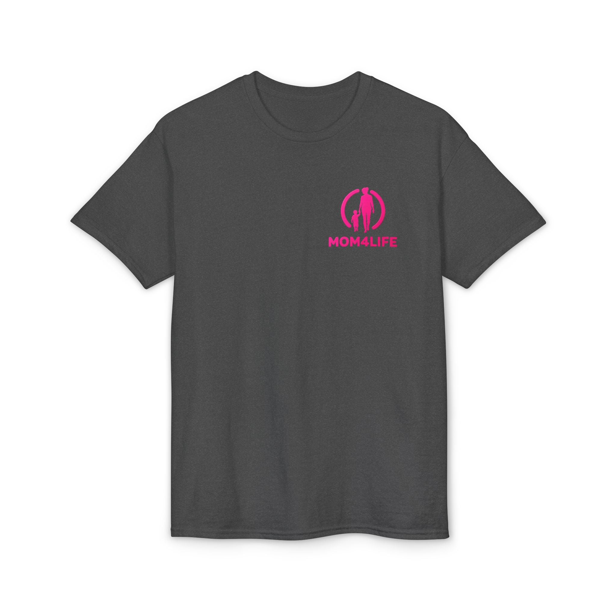 Mom Life T-Shirt – Pink Mom Silhouette Graphic Tee
