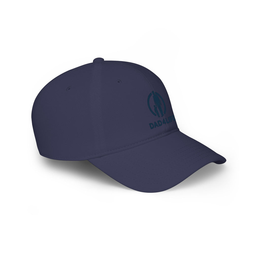 Dad4Life Low Profile Baseball Cap — Father & Child Logo Dad Hat