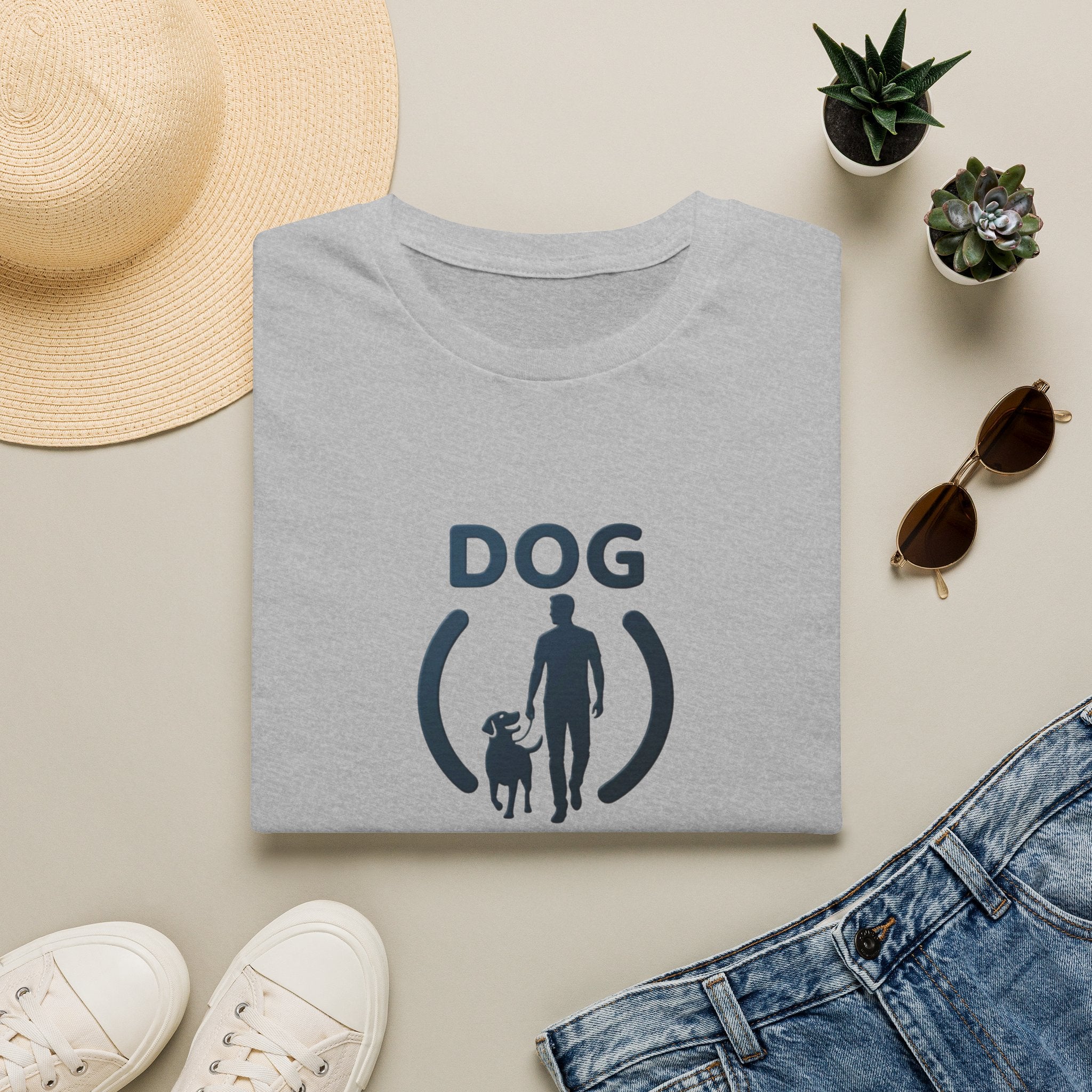 Dog Dad T-Shirt — "DOG DAD4LIFE" Graphic Tee for Dog Lovers