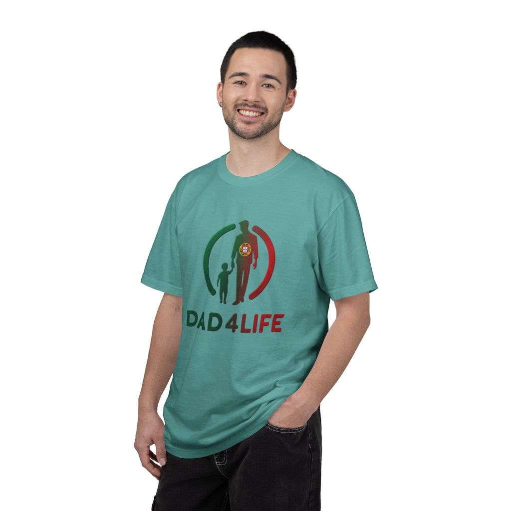 T-shirt « Dad 4 Life » — T-shirt imprimé silhouette Père et Fils