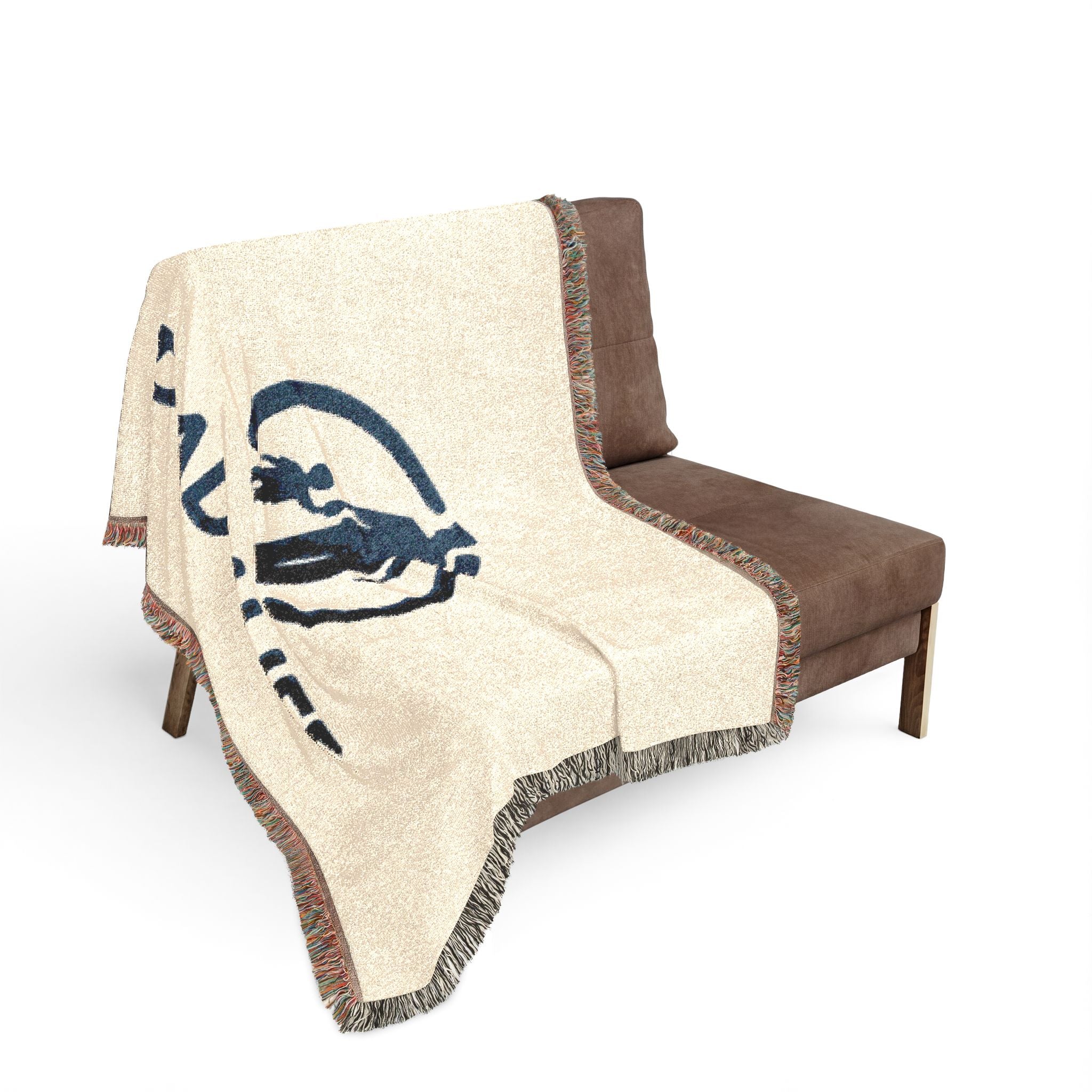Dad 4 Life Woven Blanket — Father & Child Throw, Perfect Father's Day Gift