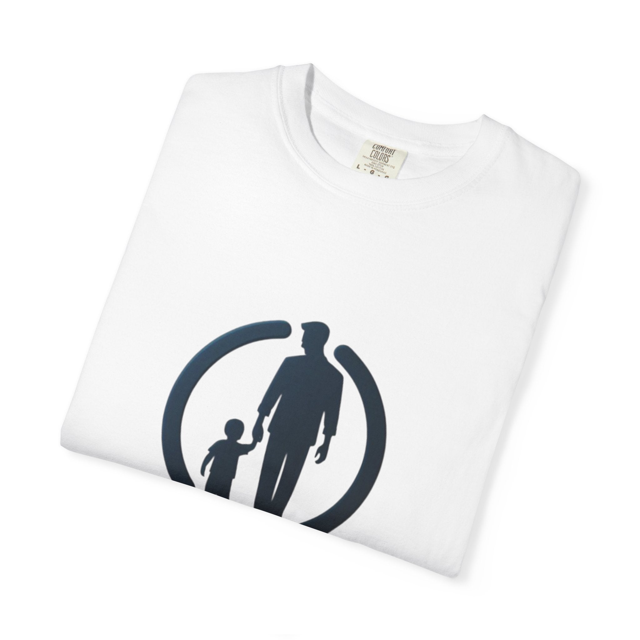 T-Shirt — DAD 4 LIFE Father’s Day Tee with Hero Shadow Back Graphic