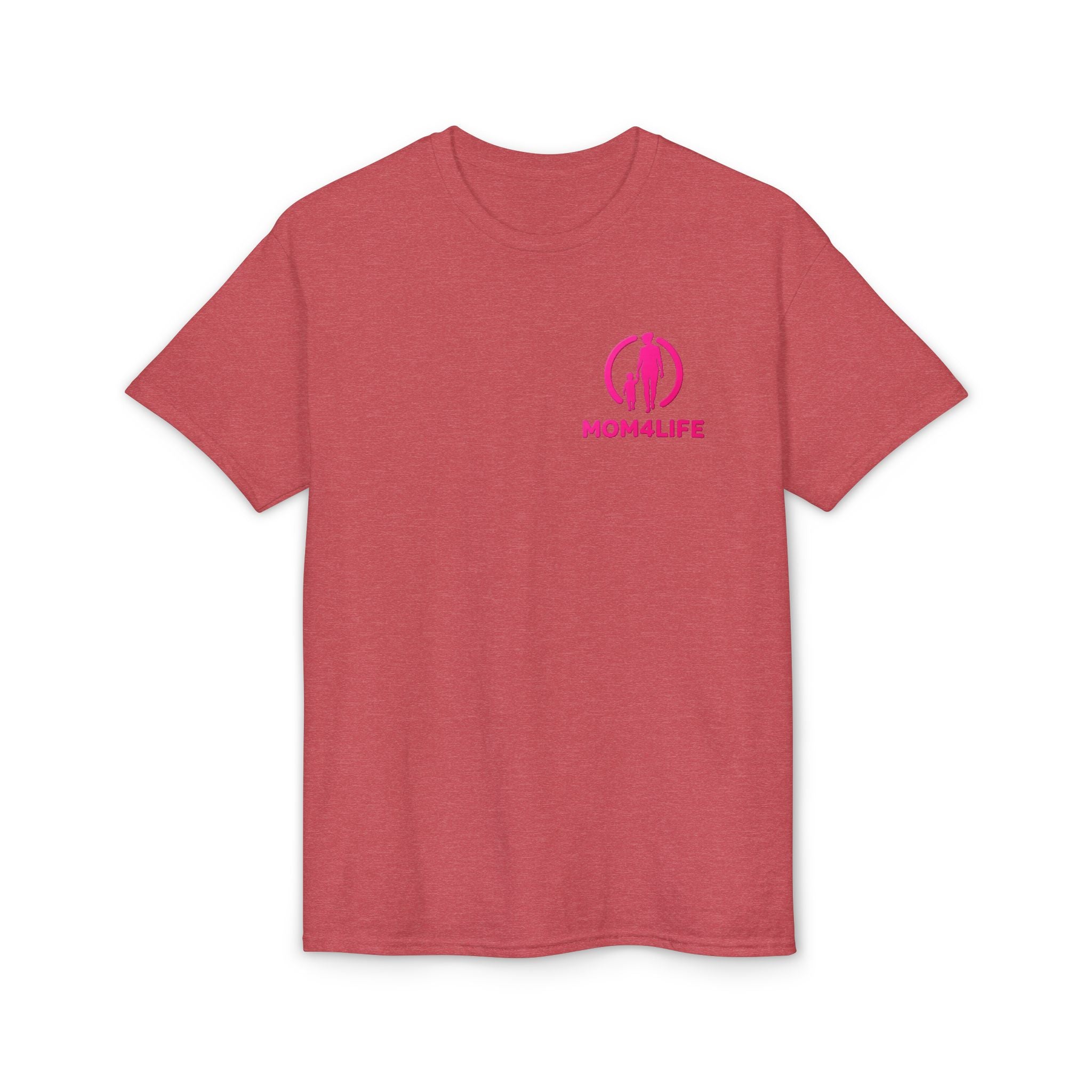 Mom Life T-Shirt – Pink Mom Silhouette Graphic Tee