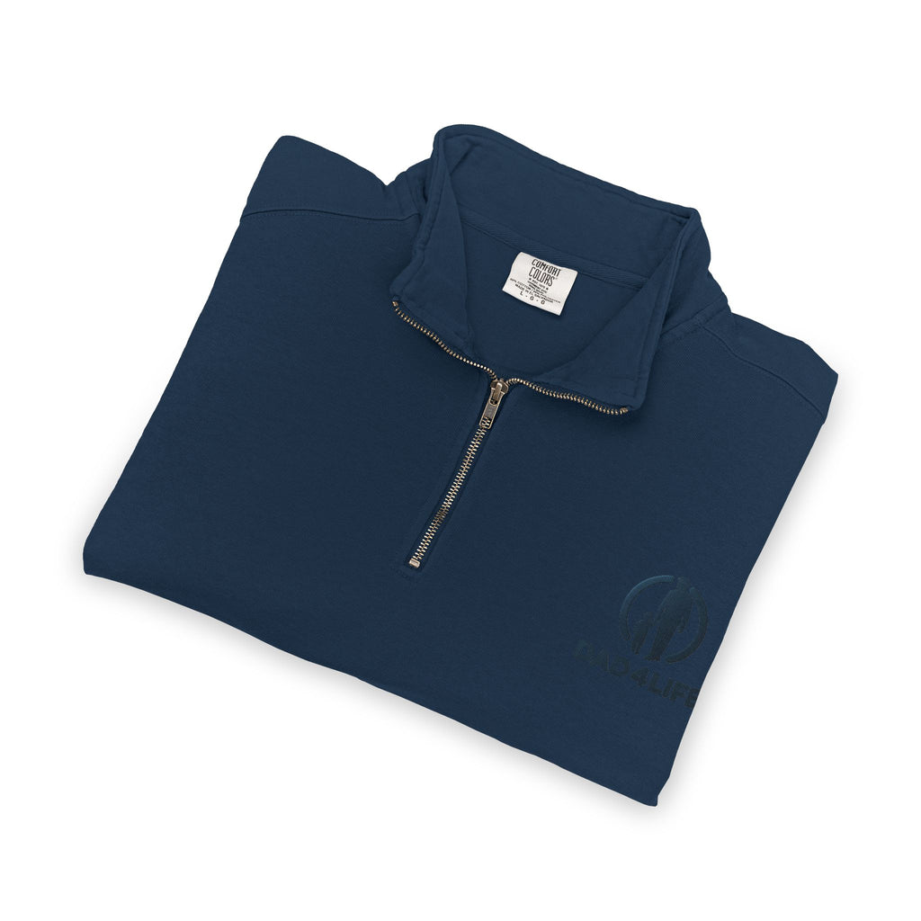 Quarter-Zip Sweatshirt — Bad-Lives Logo Pullover