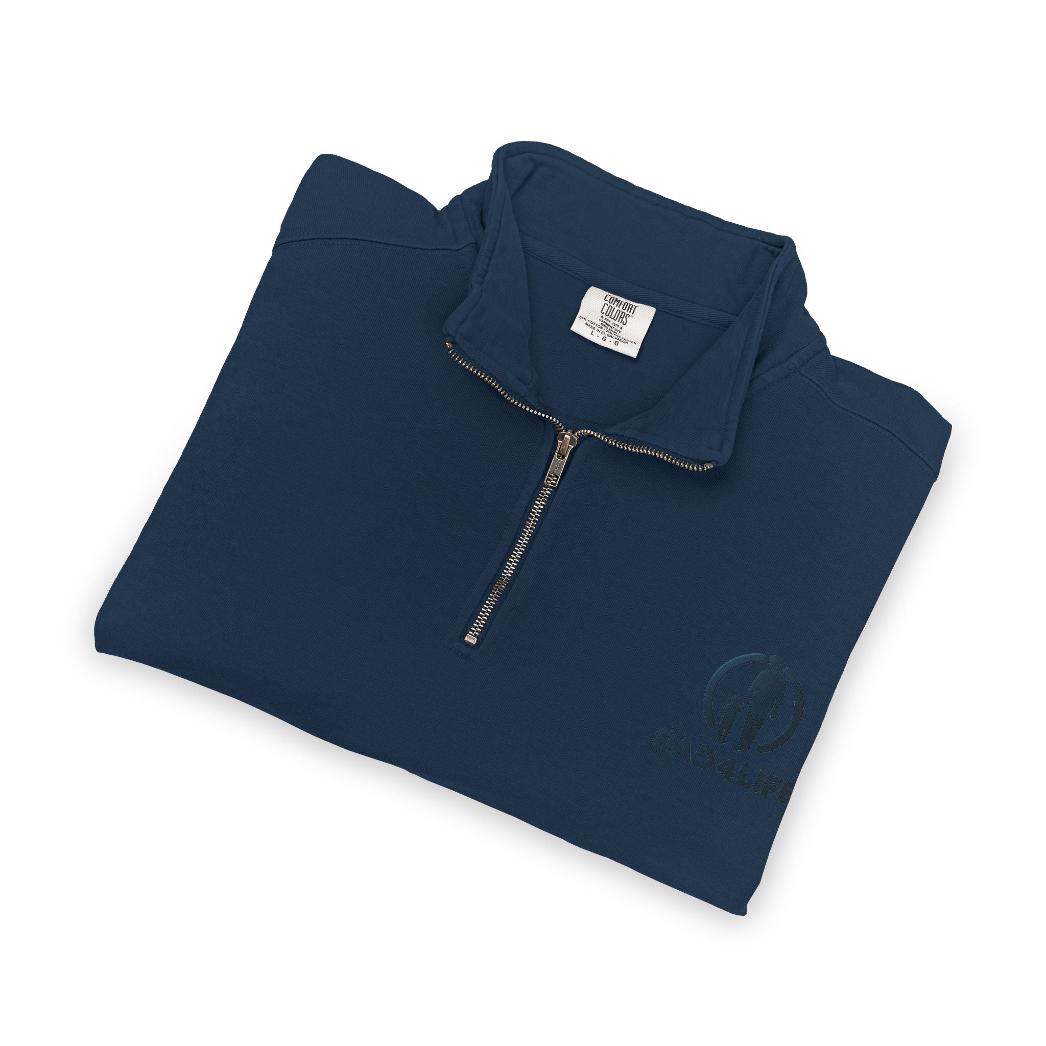 Quarter-Zip Sweatshirt — Bad-Lives Logo Pullover