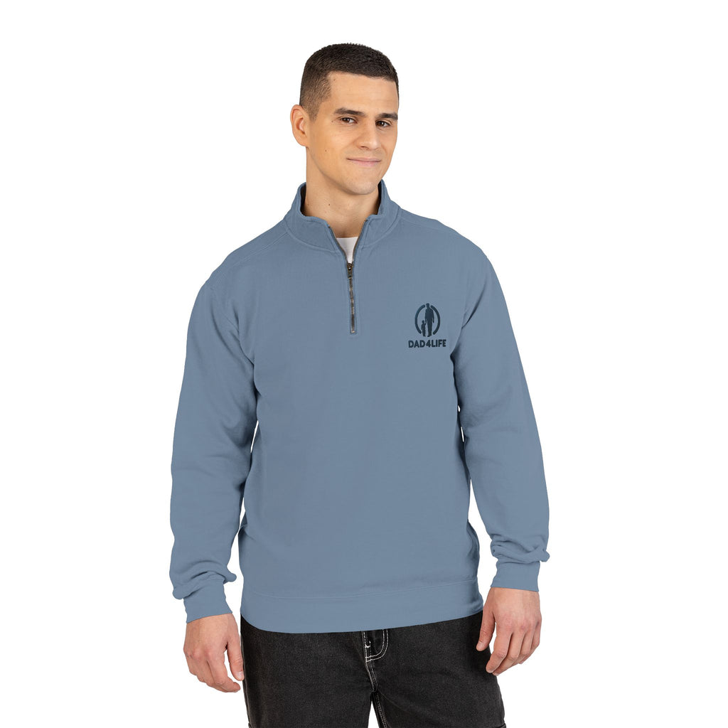 Quarter-Zip Sweatshirt — Bad-Lives Logo Pullover