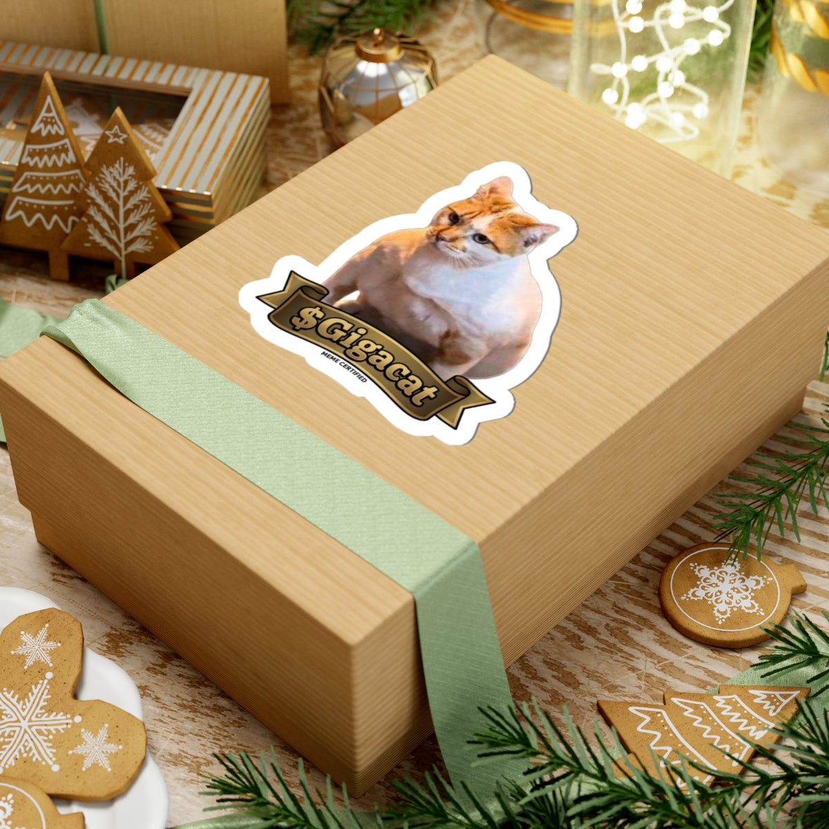 $GigaCat Stickers