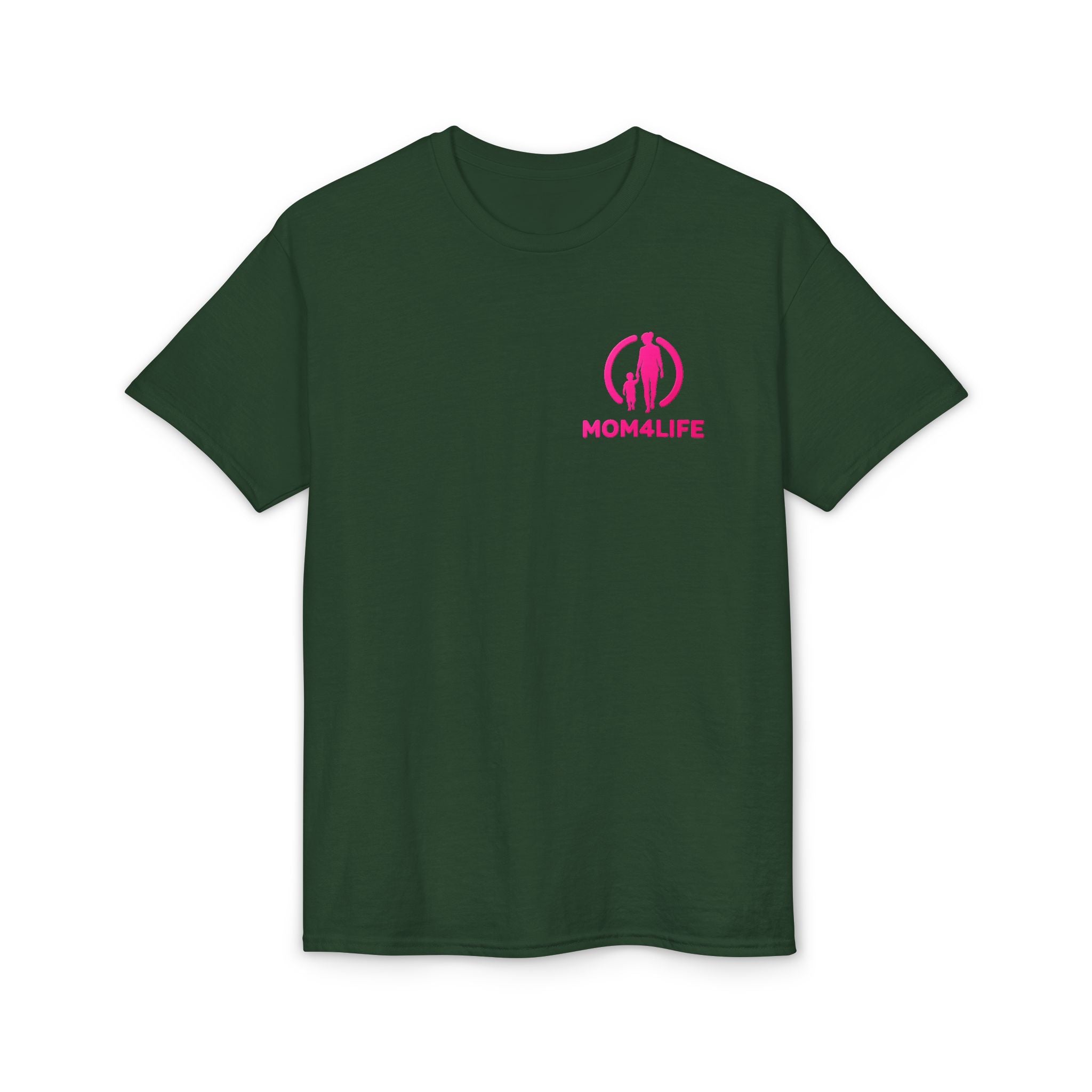 Mom Life T-Shirt – Pink Mom Silhouette Graphic Tee