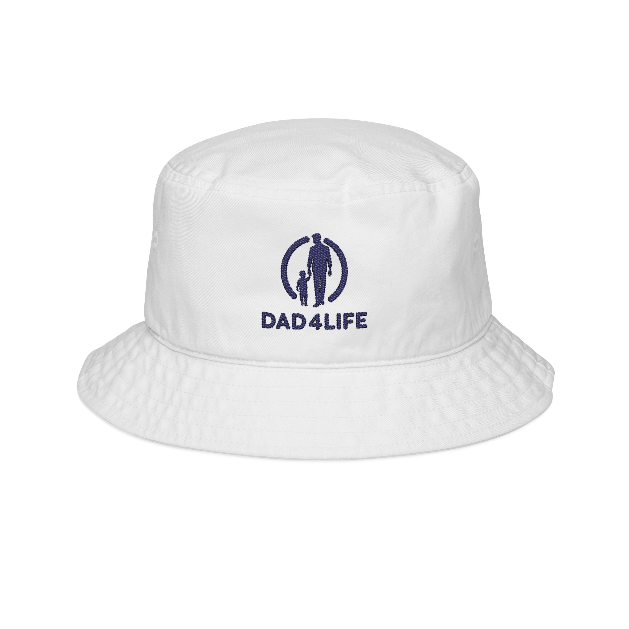 Dad4Life Embroidered Bucket Hat — Casual Fatherhood Dad Gift