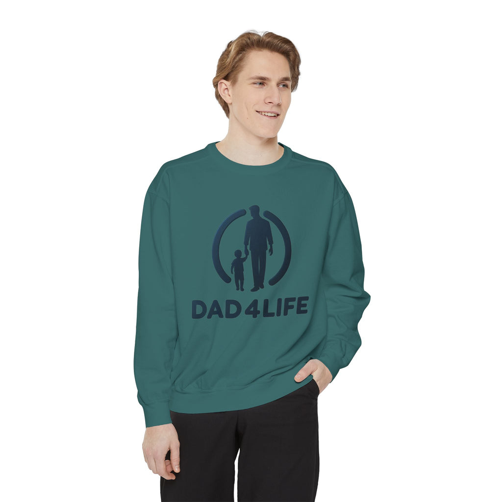 Sudadera Papá de por Vida — Cuello redondo con gráfico para Padre e Hijo