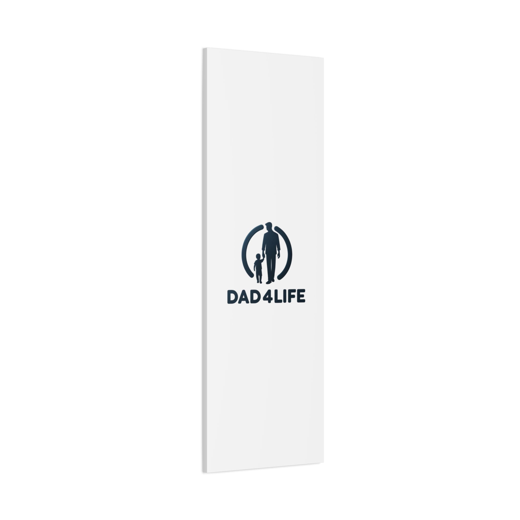 Canvas Wall Art — “DAD4LIFE” Father & Child Matte Stretched Canvas