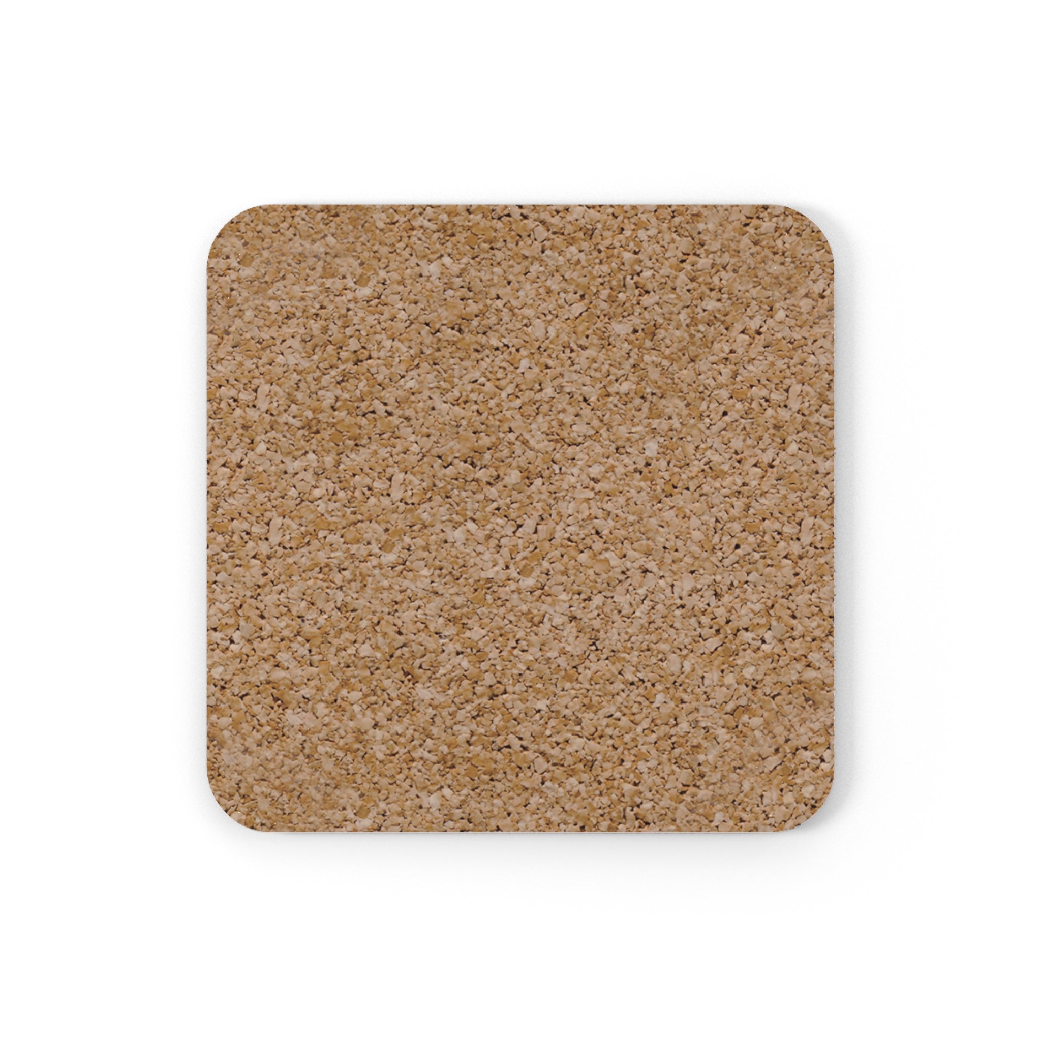 Mom4Life Cork Back Coaster — Pink Mom and Child Silhouette Drink Coaster