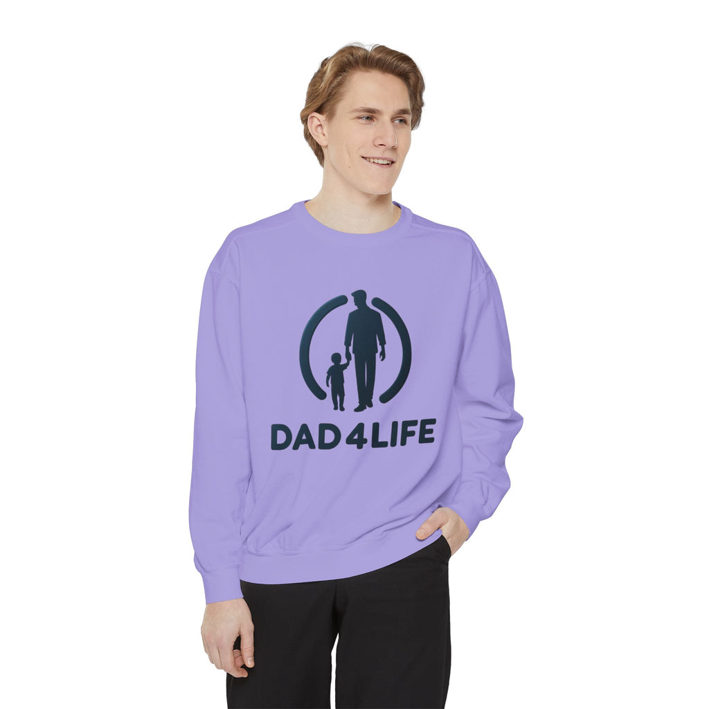 Sudadera Papá de por Vida — Cuello redondo con gráfico para Padre e Hijo
