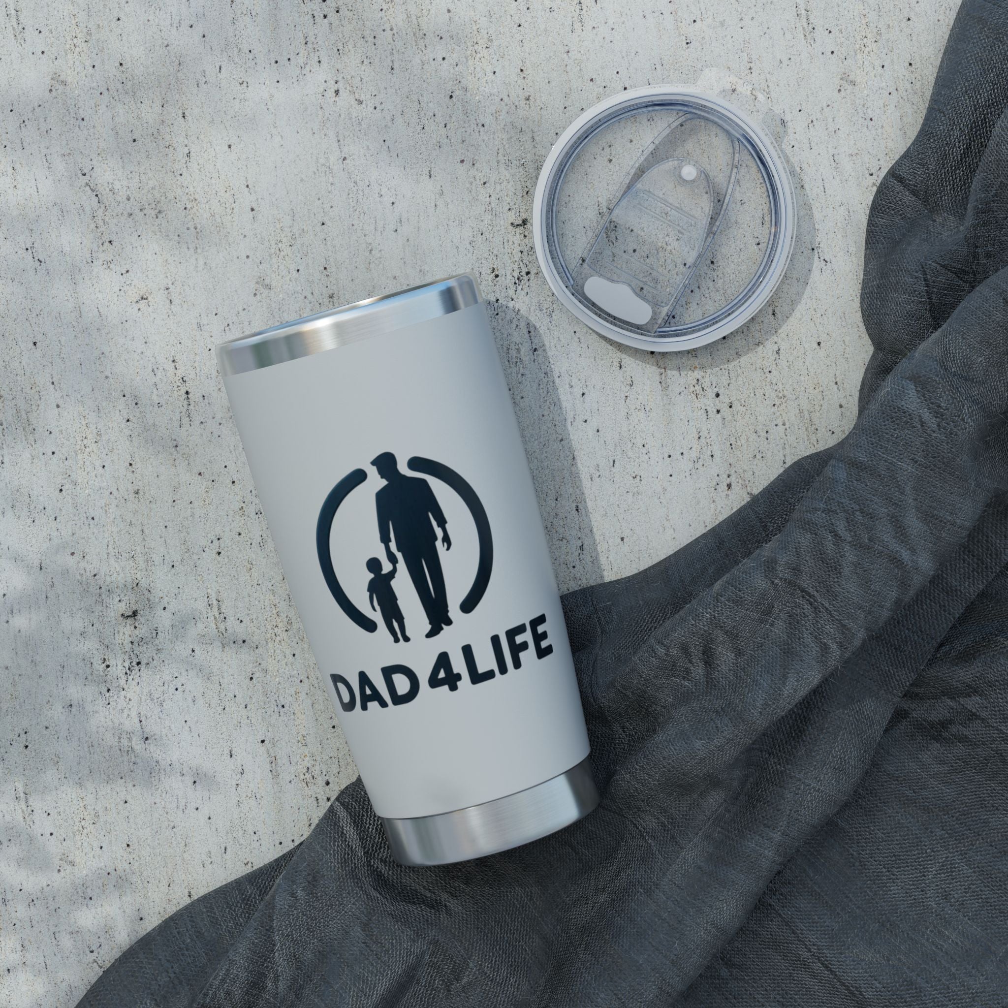 Dad 4 Life 20oz Tumbler — Stainless Travel Cup for Fathers