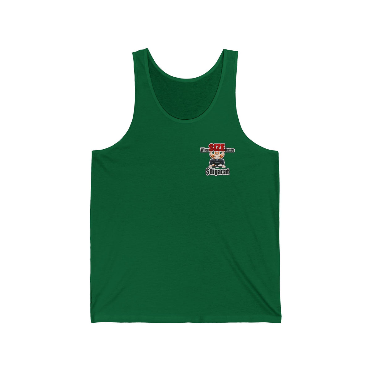 $Gigacat When SIZE Matters Unisex Jersey Tank