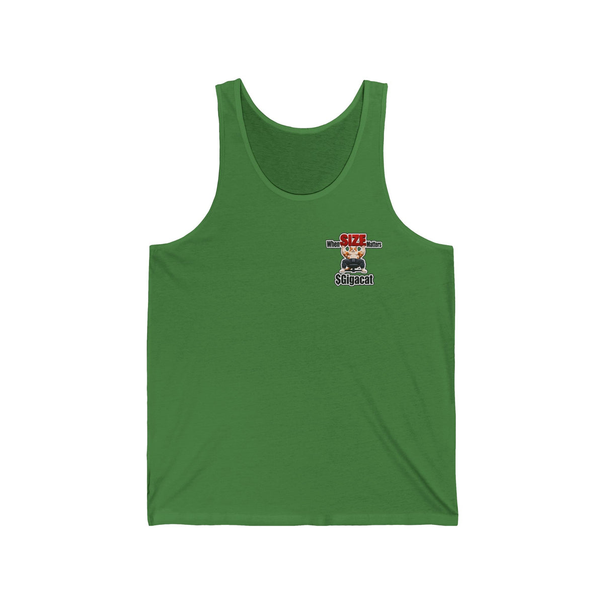 $Gigacat When SIZE Matters Unisex Jersey Tank