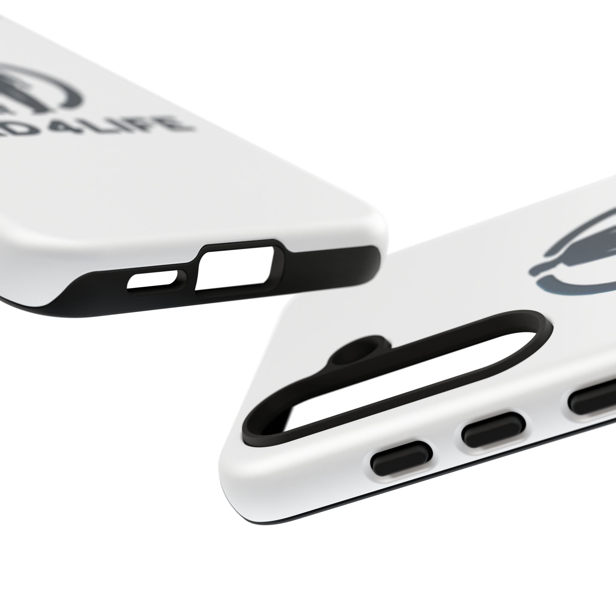 Funda protectora para teléfono Dad4Life — Funda protectora con silueta de padre e hijo