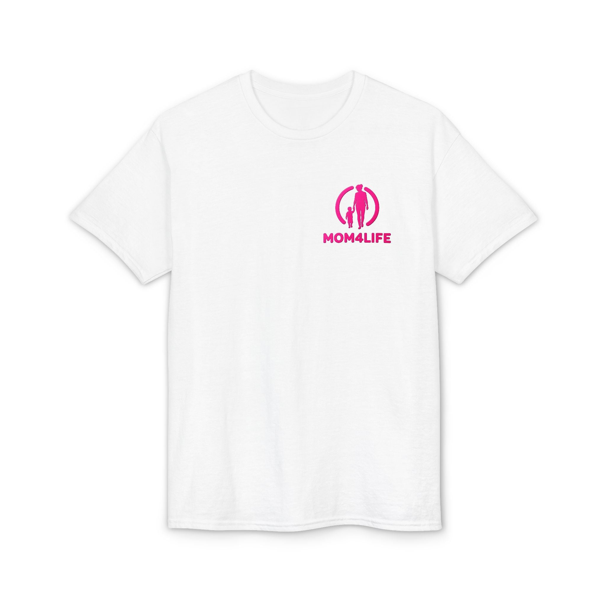 Mom Life T-Shirt – Pink Mom Silhouette Graphic Tee