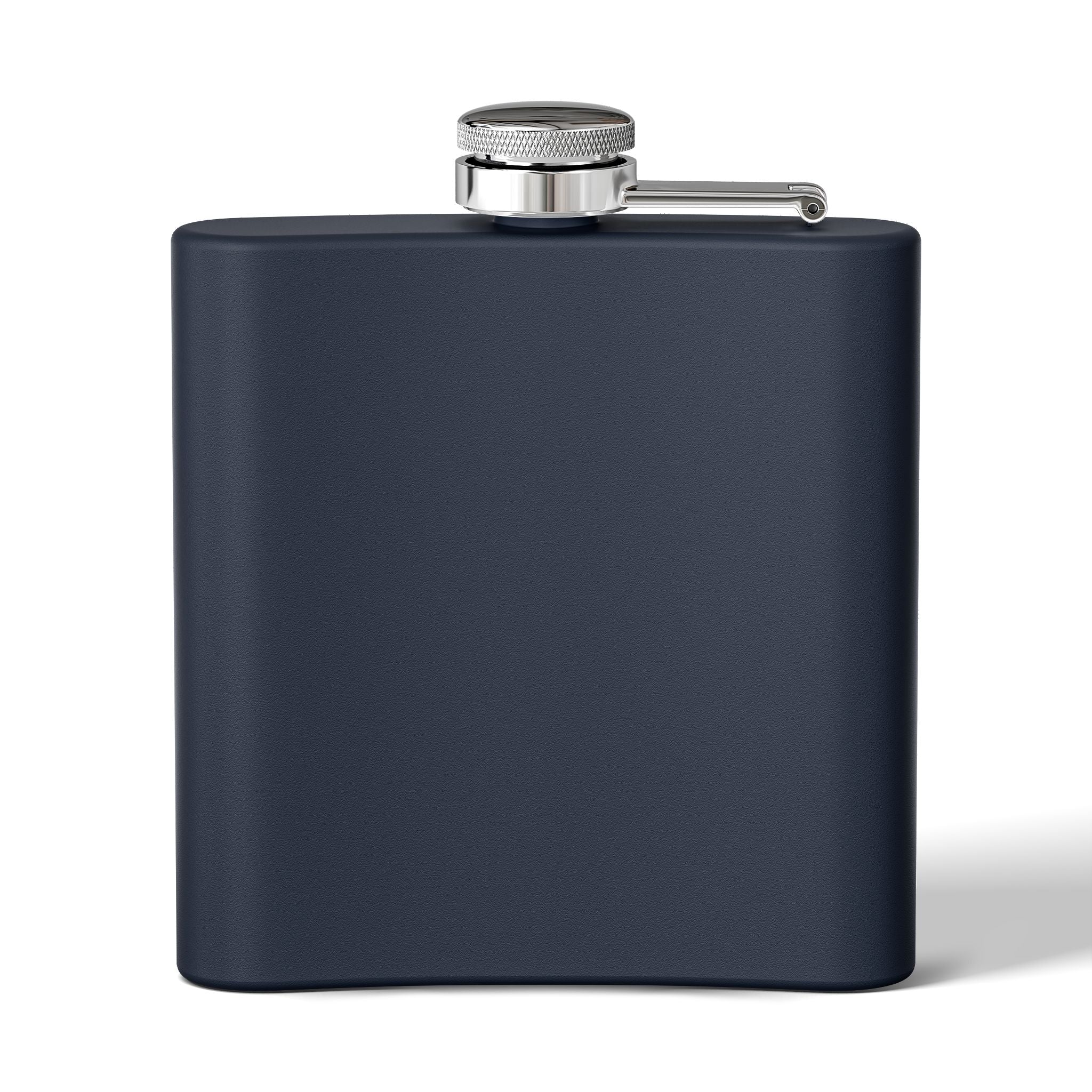 6oz Stainless Steel Flask — "DAD 4 LIFE" Father & Son Graphic, Father's Day Gift
