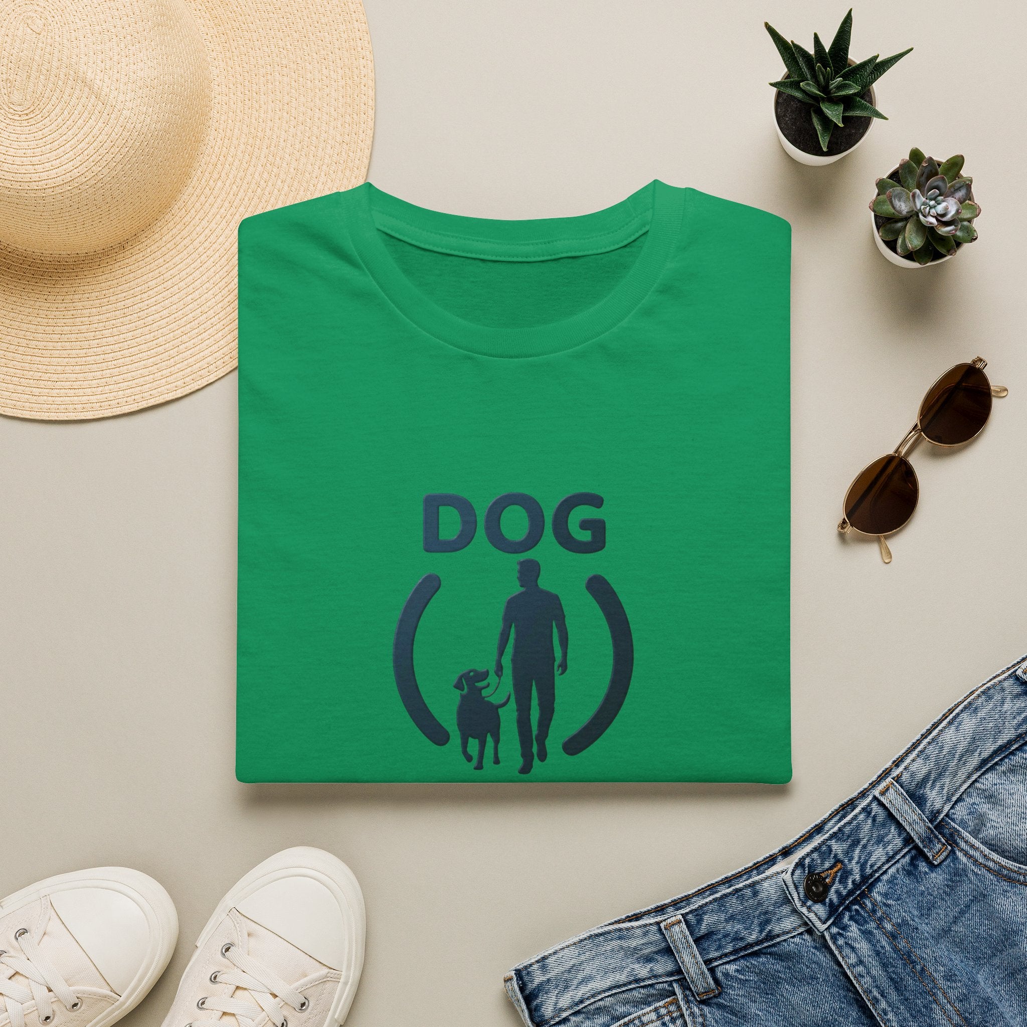 Dog Dad T-Shirt — "DOG DAD4LIFE" Graphic Tee for Dog Lovers
