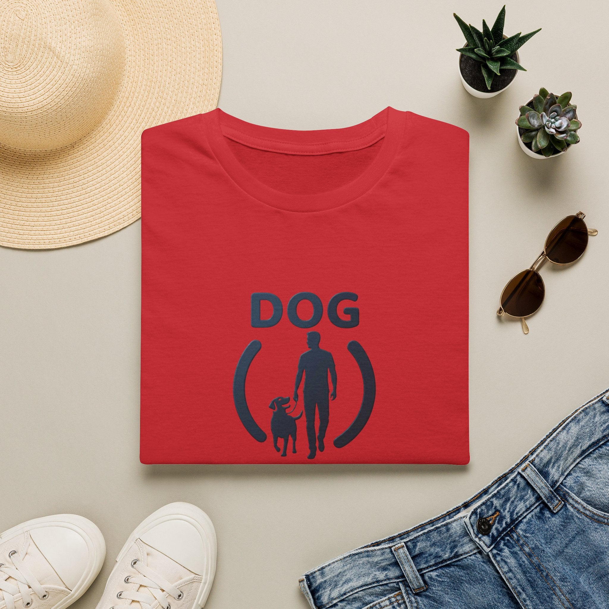 Dog Dad T-Shirt — "DOG DAD4LIFE" Graphic Tee for Dog Lovers