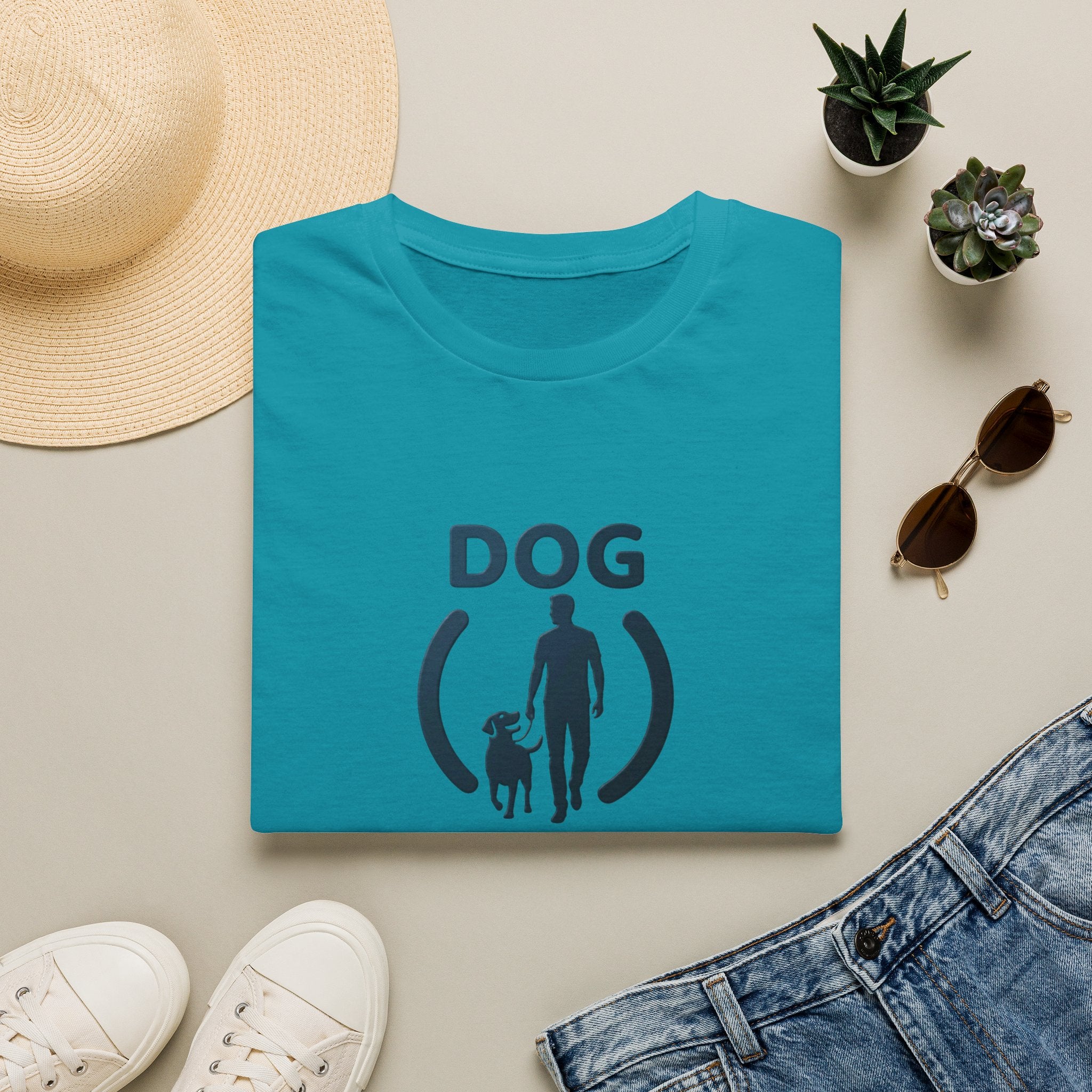 Dog Dad T-Shirt — "DOG DAD4LIFE" Graphic Tee for Dog Lovers
