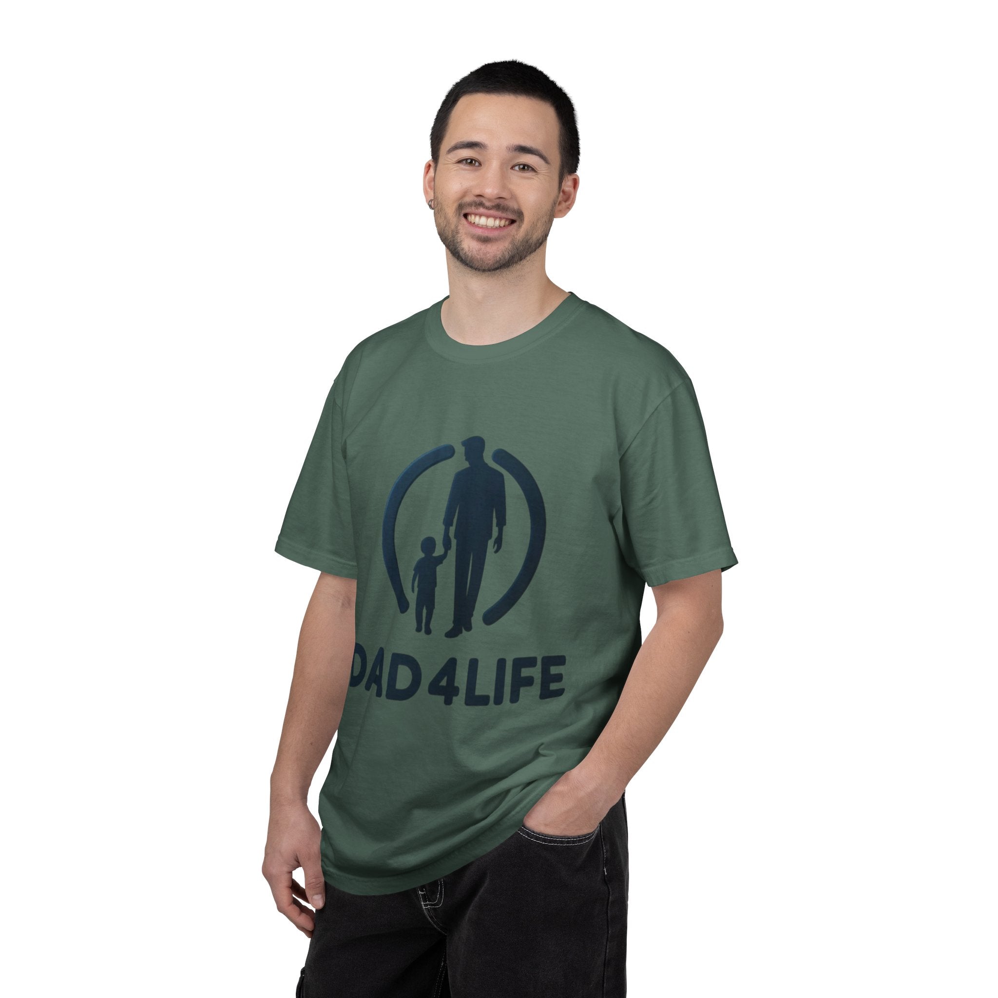 Dad 4 Life T-Shirt — Hero Dad Graphic Tee (Father's Day Gift)