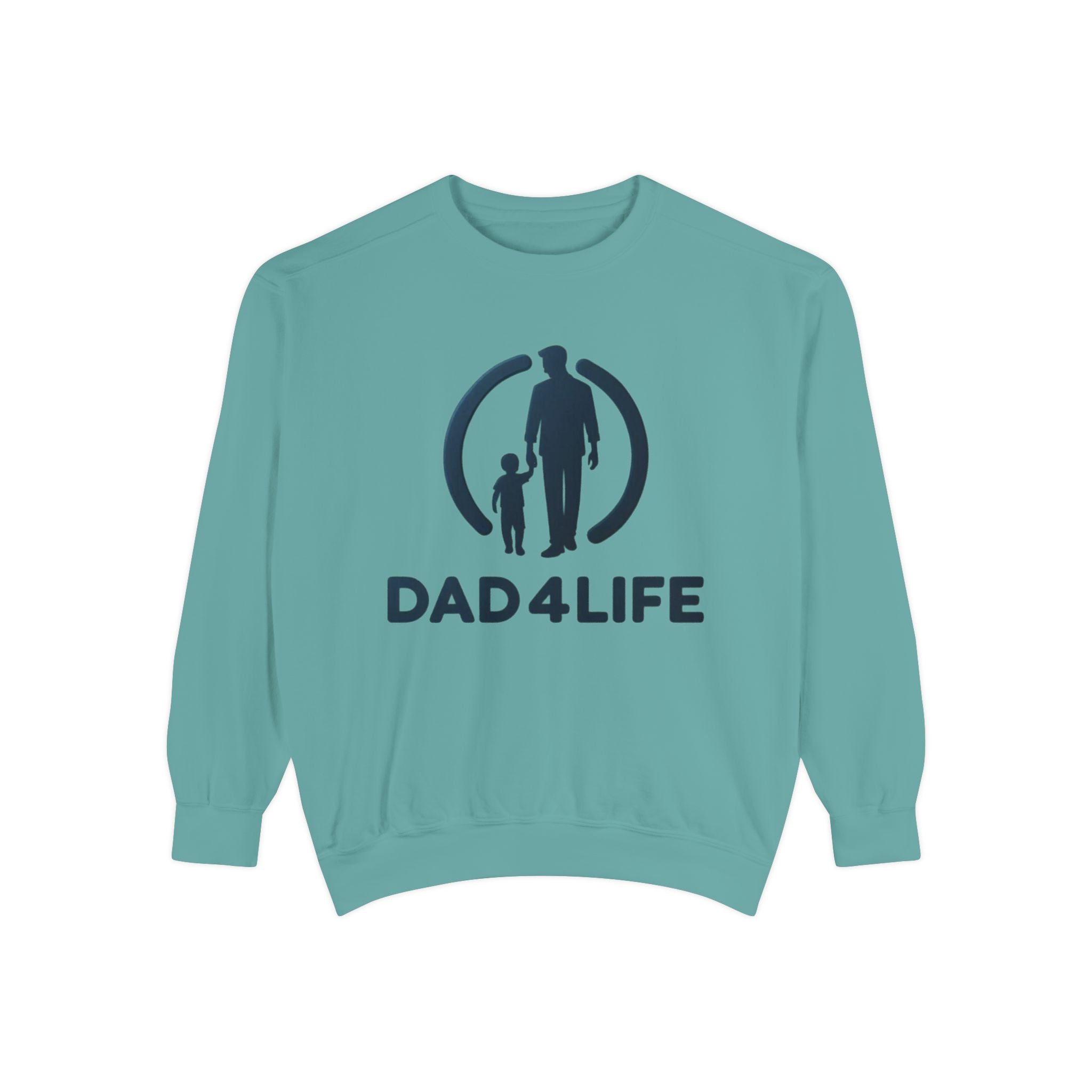 Dad 4 Life Sweatshirt — Father & Son Graphic Crewneck