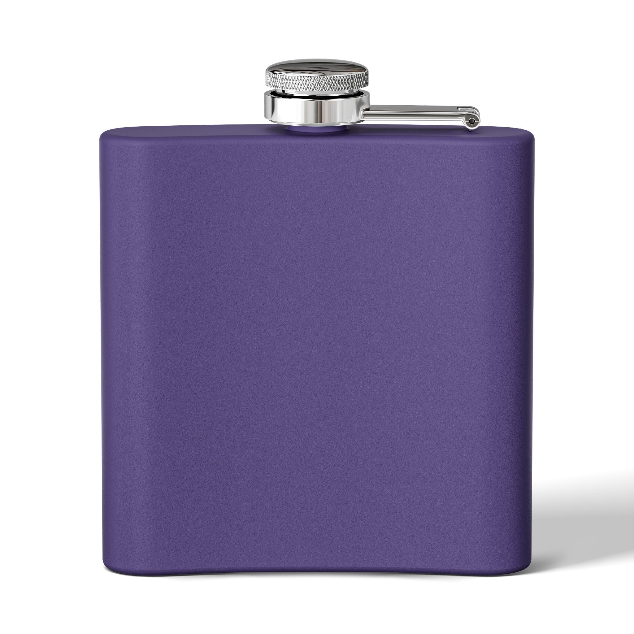 6oz Stainless Steel Flask — "DAD 4 LIFE" Father & Son Graphic, Father's Day Gift