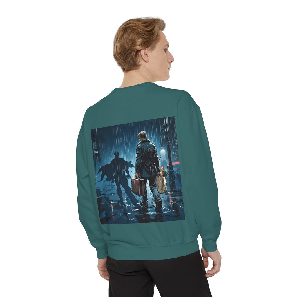 Sudadera Papá de por Vida — Cuello redondo con gráfico para Padre e Hijo