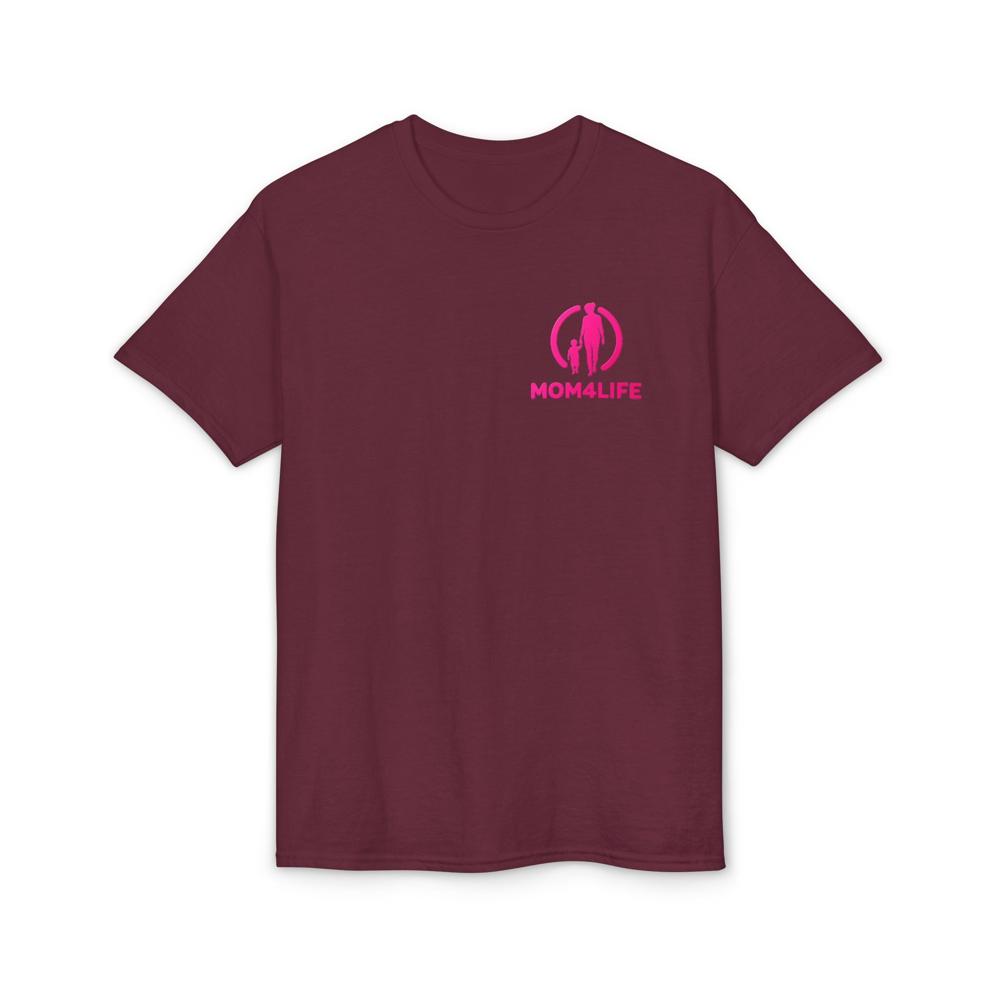 Mom Life T-Shirt – Pink Mom Silhouette Graphic Tee