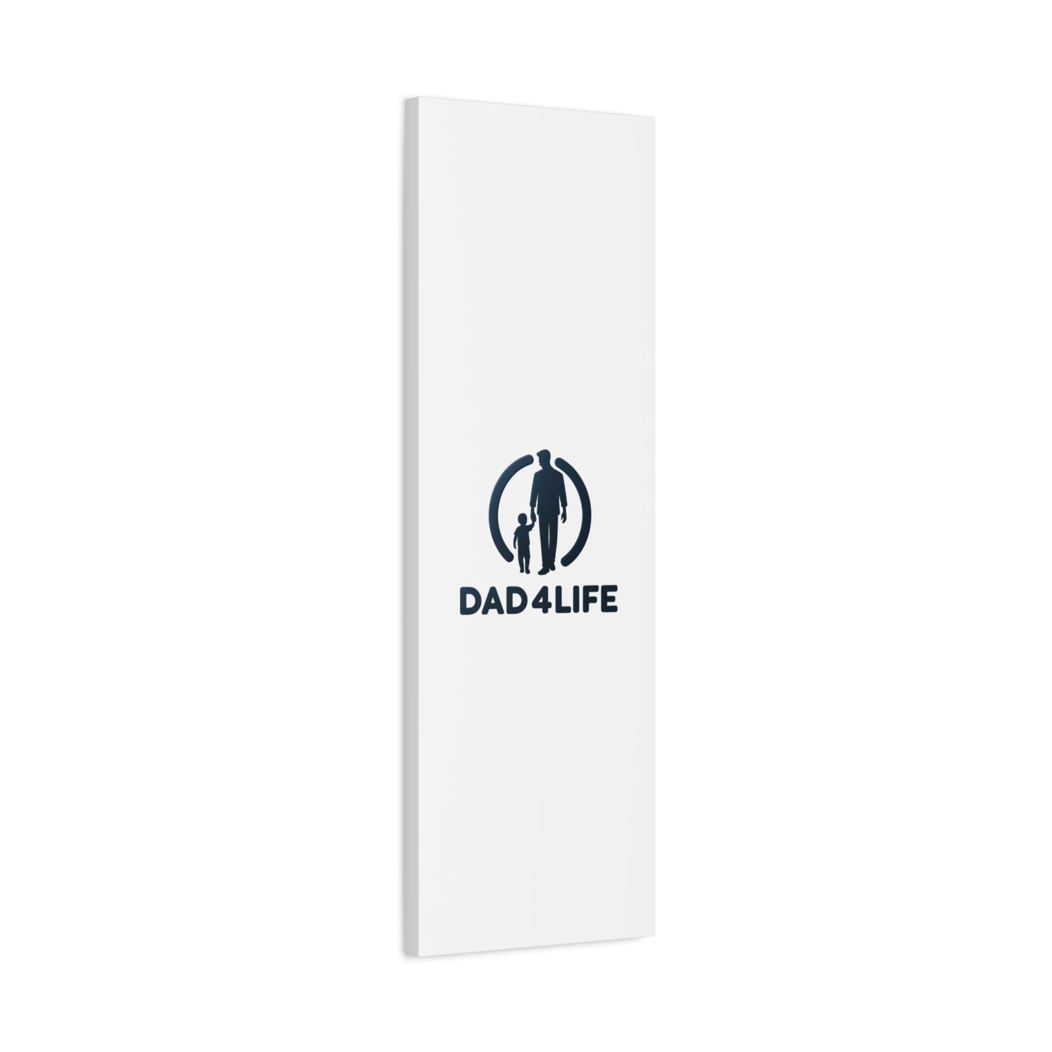 Canvas Wall Art — “DAD4LIFE” Father & Child Matte Stretched Canvas