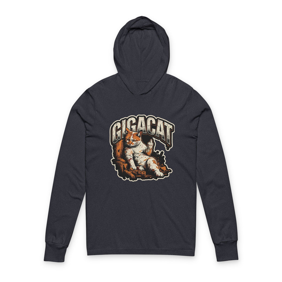 $Gigacat or FTW Unisex Hooded Long Sleeve Tee
