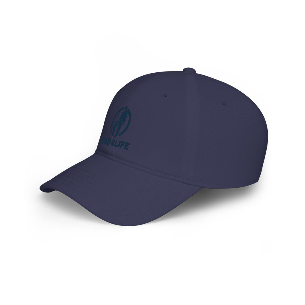 Dad4Life Low Profile Baseball Cap — Father & Child Logo Dad Hat