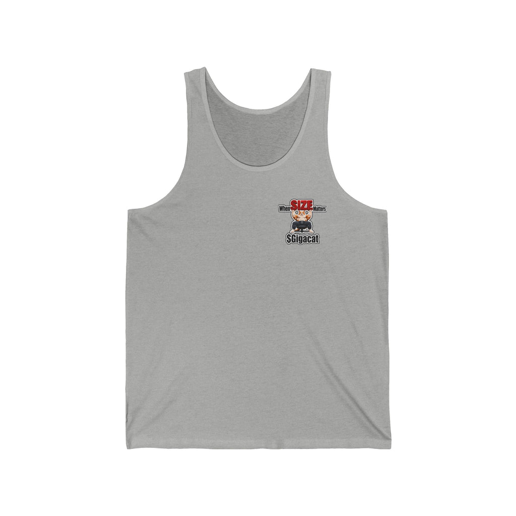 $Gigacat When SIZE Matters Unisex Jersey Tank