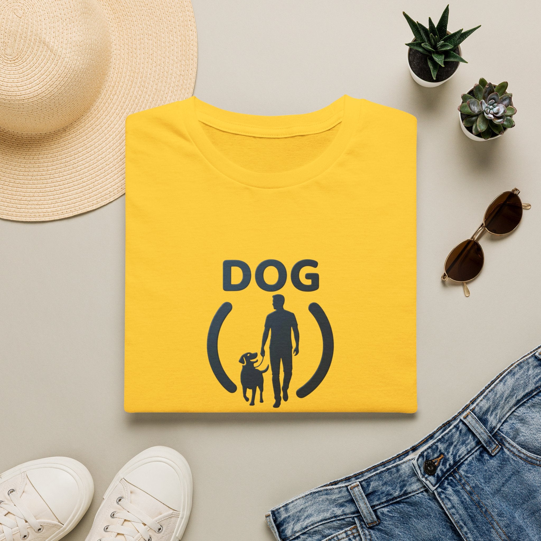 Dog Dad T-Shirt — "DOG DAD4LIFE" Graphic Tee for Dog Lovers