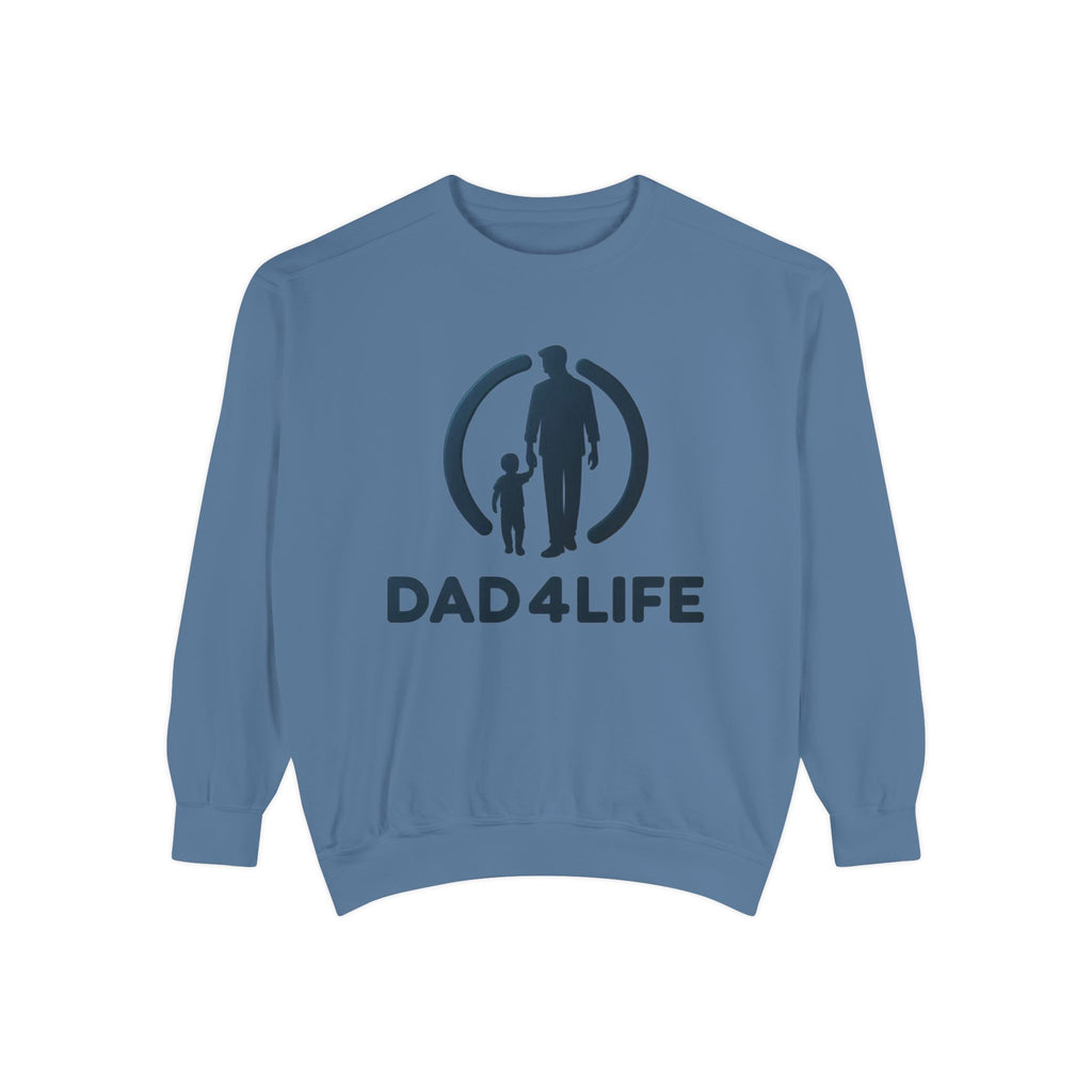 Sudadera Papá de por Vida — Cuello redondo con gráfico para Padre e Hijo