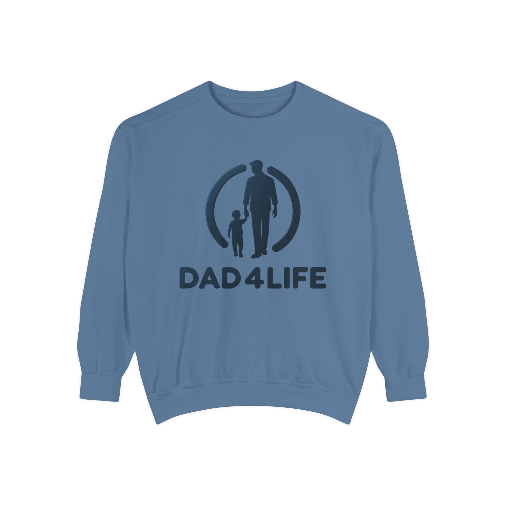 Dad 4 Life Sweatshirt — Father & Son Graphic Crewneck
