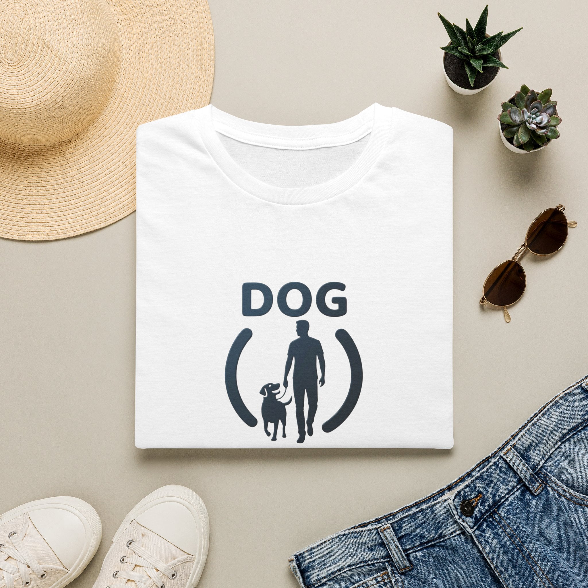 Dog Dad T-Shirt — "DOG DAD4LIFE" Graphic Tee for Dog Lovers