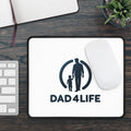 Dad4Life Gaming Mouse Pad — Father & Child Logo Desk Mat, Father’s Day Gift