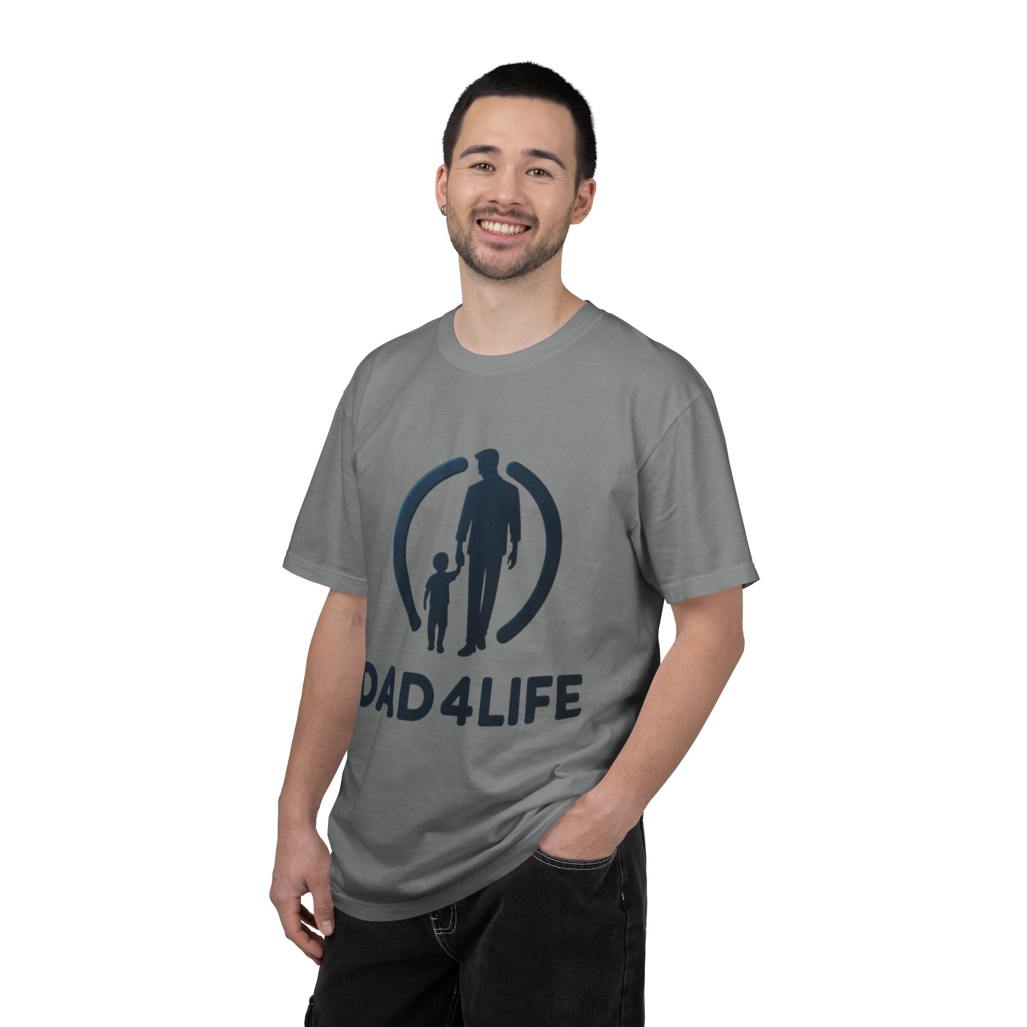 Dad 4 Life T-Shirt — Hero Dad Graphic Tee (Father's Day Gift)