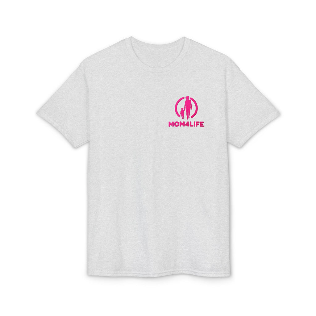 T-shirt « Mom Life » – Tee-shirt graphique silhouette de maman rose