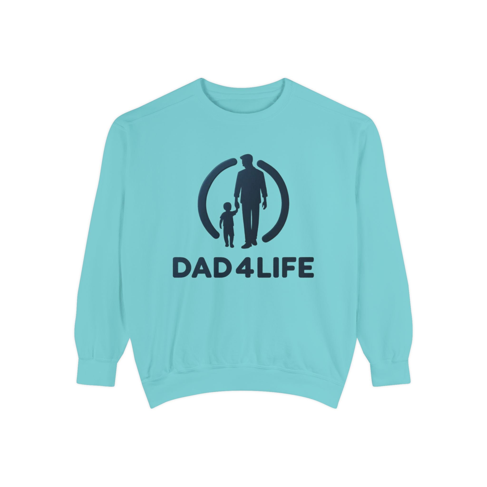 Dad 4 Life Sweatshirt — Father & Son Graphic Crewneck