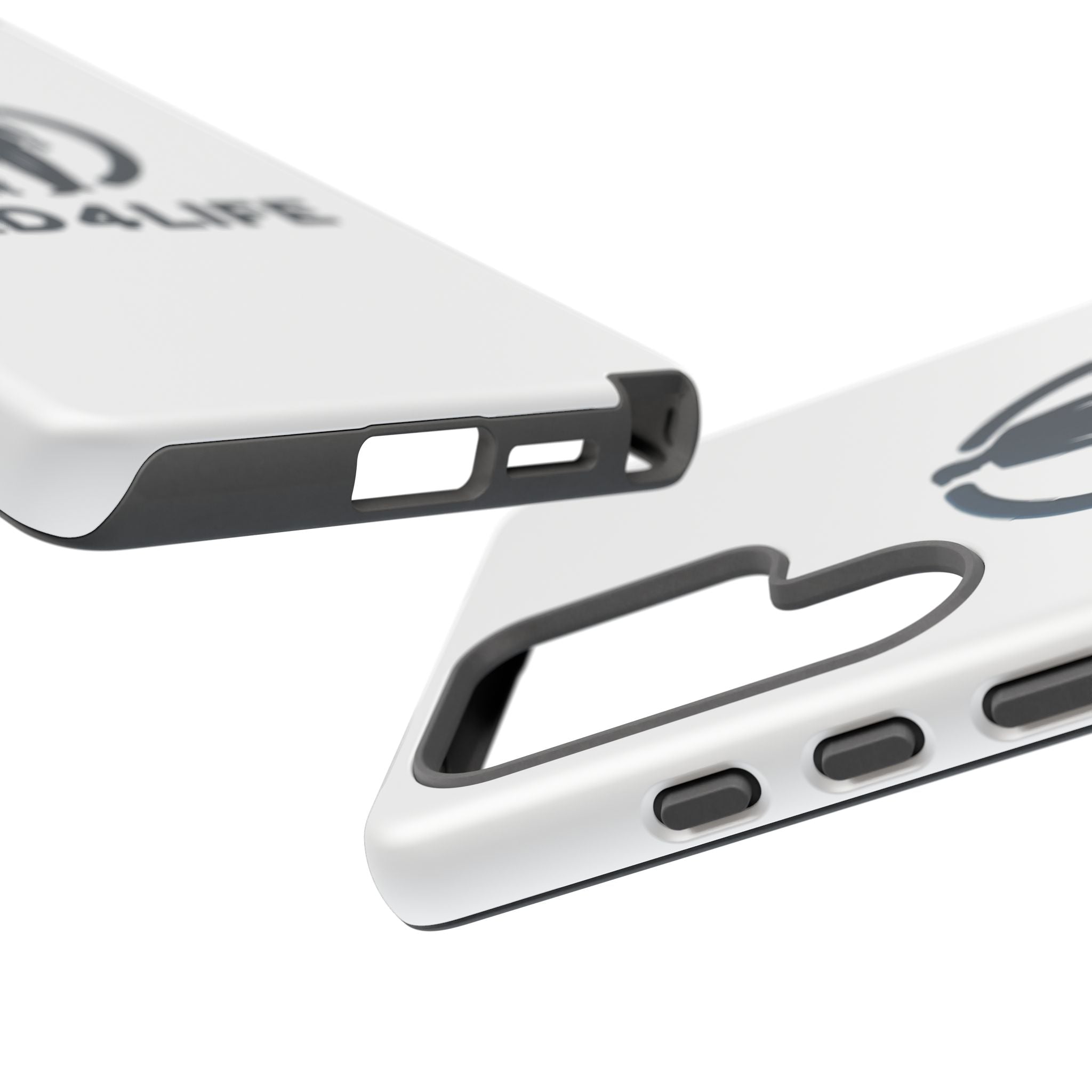 Funda protectora para teléfono Dad4Life — Funda protectora con silueta de padre e hijo